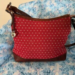 Stylish Red and Brown BRGHTEN Women's Bag